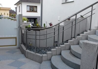 rampe escalier gris alsace
