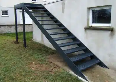 Escalier métallique et aluminium en Alsace saverne 67