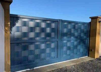 portail bleu metis alu alsace