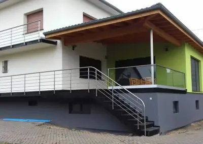 pergola avec garde-corps alu alsace ff1