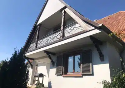 garde-corps alu maison alsace