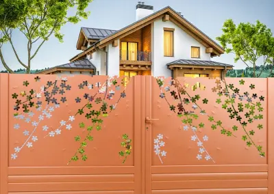 Portail Flower portail orange