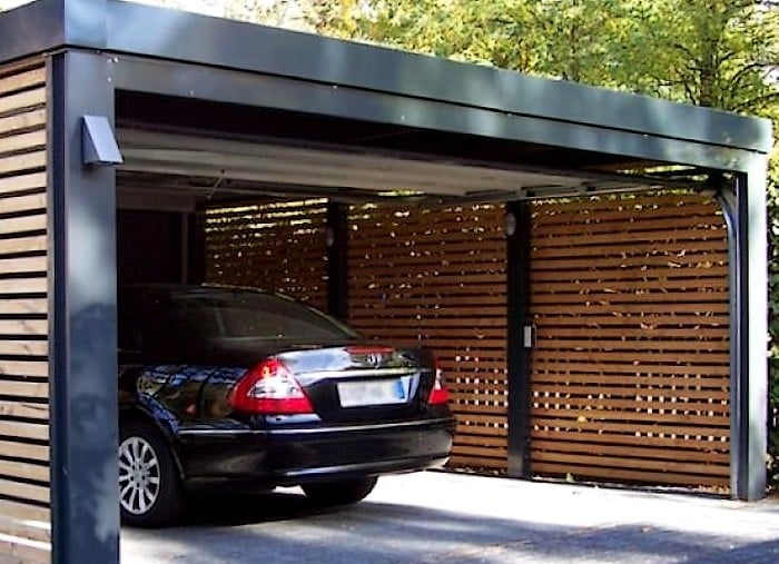 Votre Carport 4m de large, 4x2m, 4x3, 4x7 de Saint-Louis à Strasbourg - Carport Aluminium Alsace Erstein V811