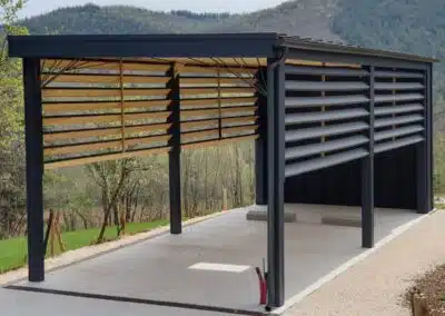 carport en aluminium alsace v6