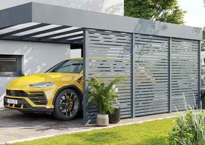carport en aluminium alsace v8