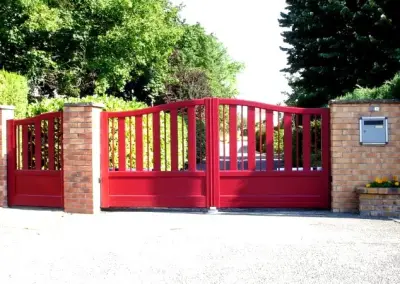 Portail aluminium gamme saturne alsace
