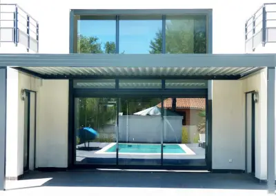 pergola aluminium 2 entree