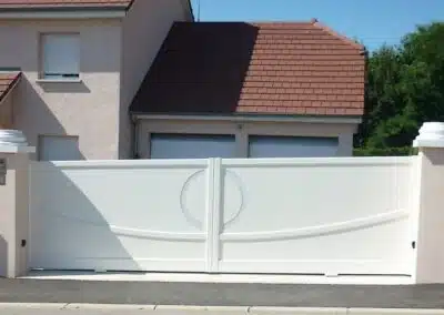portail blanc alu alsace