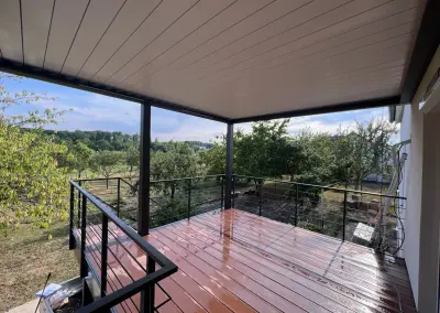 Pergolas bioclimatique et garde corps en aluminium