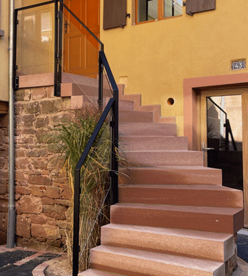 Rampe d'escalier