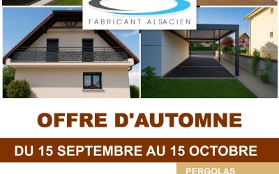 Offre spéciale : TVA offerte du 15 septembre au 15 octobre 2025