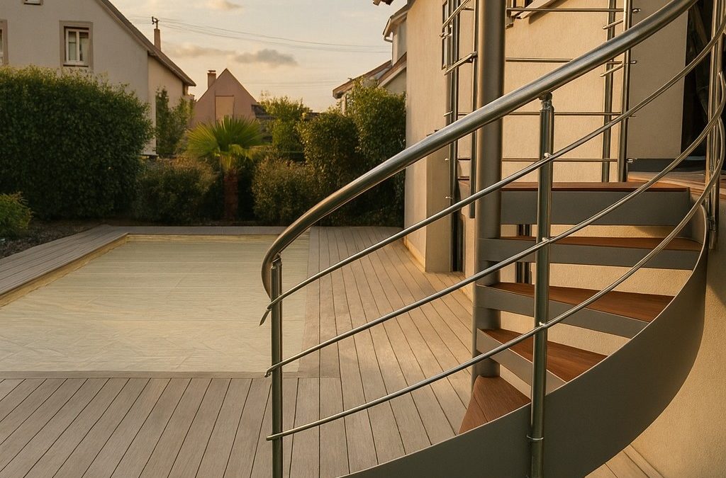 Bien choisir son escalier métallique : formes et matériaux